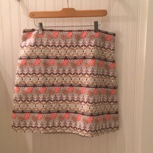 Loft Jacquard Skirt